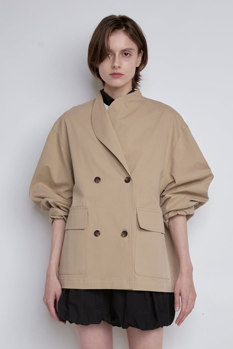 Gentle B - Korean Women Fashion - #momslook - CN Mix Jacket - 11