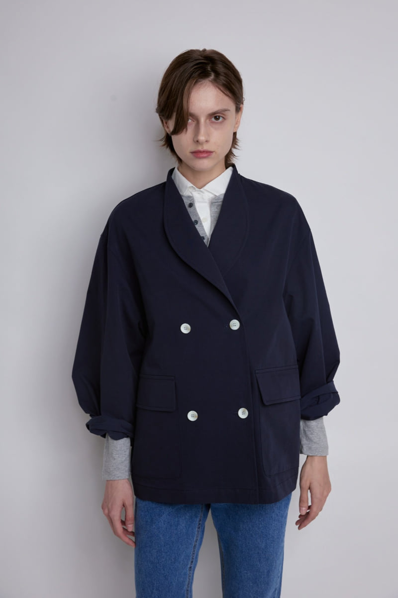 Gentle B - Korean Women Fashion - #momslook - CN Mix Jacket - 7