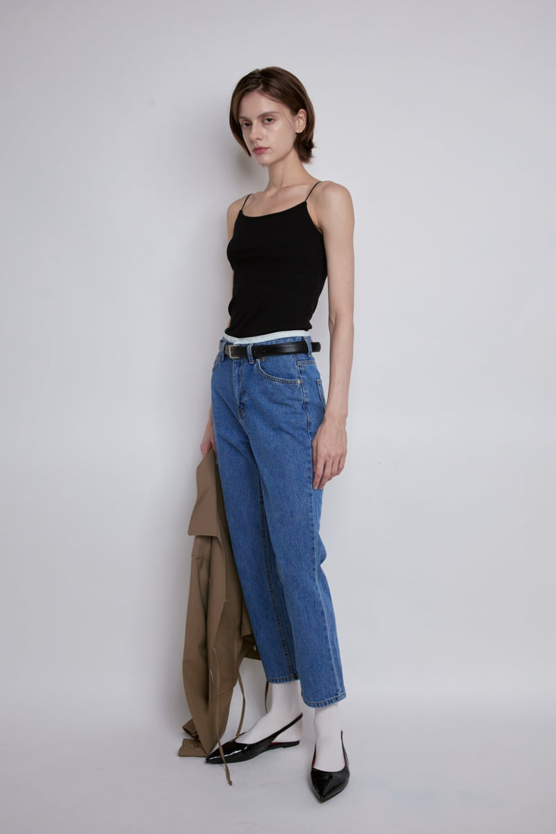 Gentle B - Korean Women Fashion - #momslook - Uni Point Denim Pants - 7