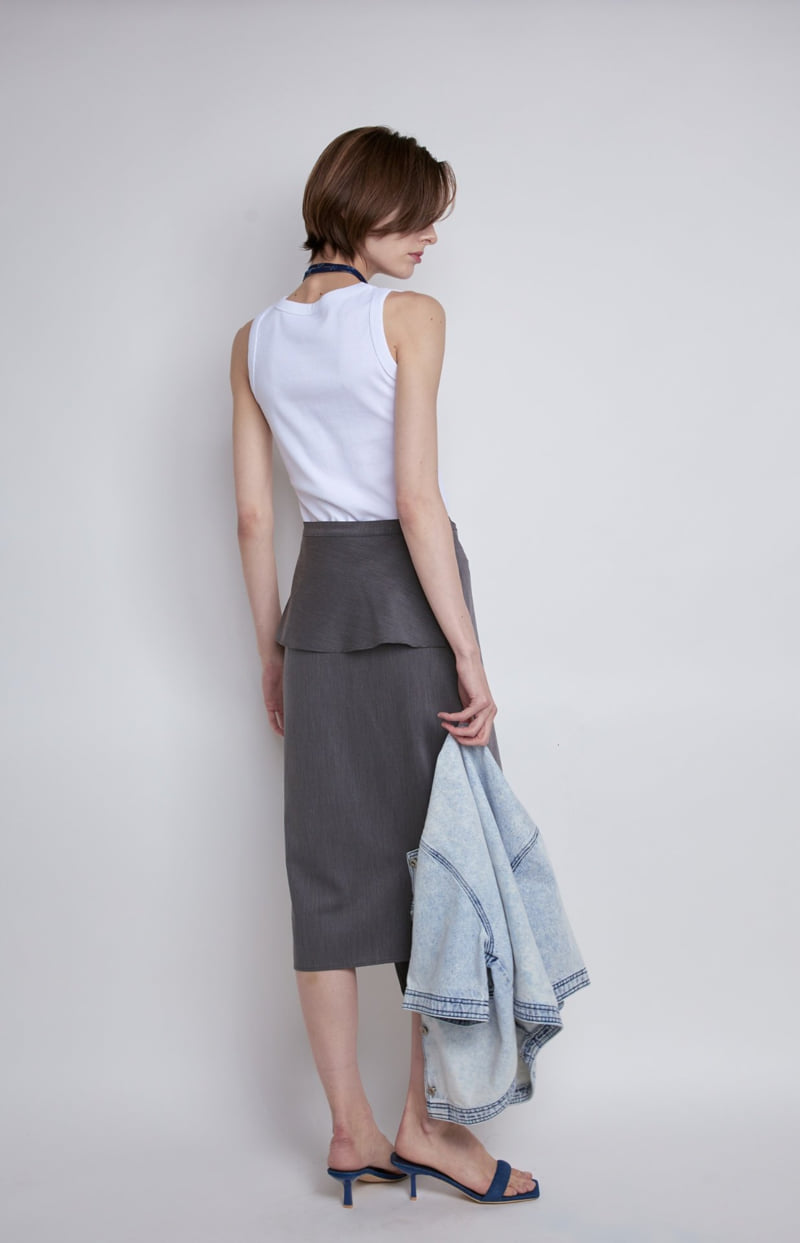 Gentle B - Korean Women Fashion - #momslook - Drop Edge Skirt - 10