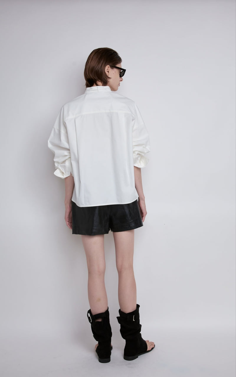 Gentle B - Korean Women Fashion - #momslook - Tie Neck Shirt - 9