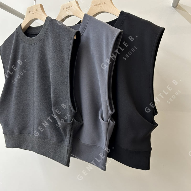 Gentle B - Korean Women Fashion - #momslook - Waist Flow Vest - 10