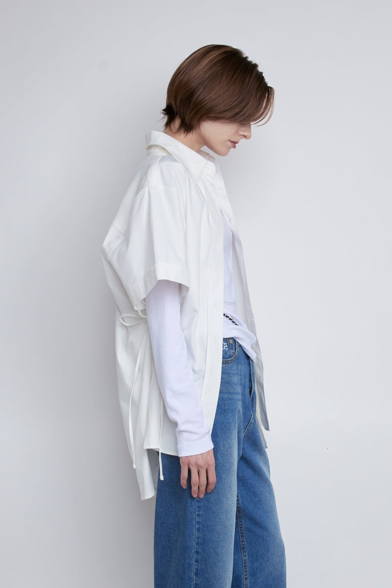 Gentle B - Korean Women Fashion - #momslook - Metro Oversized Shirt Jacket - 2