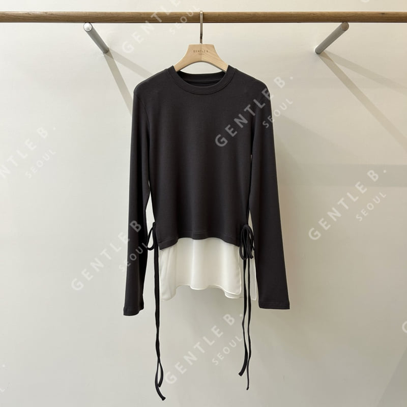 Gentle B - Korean Women Fashion - #momslook - Mild Chiffon Tee - 12