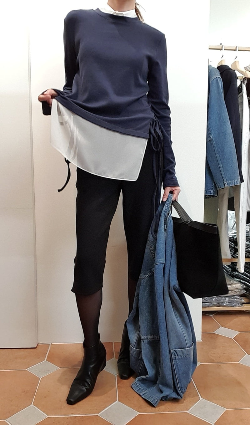 Gentle B - Korean Women Fashion - #thelittlethings - Mild Chiffon Tee - 3