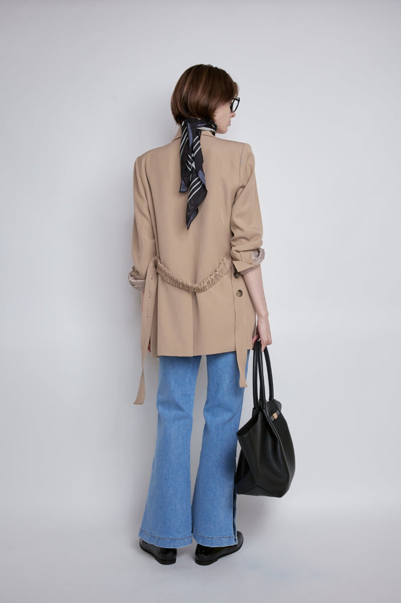 Gentle B - Korean Women Fashion - #womensfashion - Slit Bootcut Denim Pants - 7
