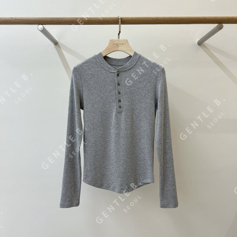 Gentle B - Korean Women Fashion - #womensfashion - City Button Tee - 11
