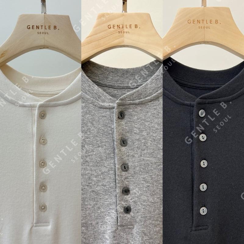 Gentle B - Korean Women Fashion - #womensfashion - City Button Tee - 7
