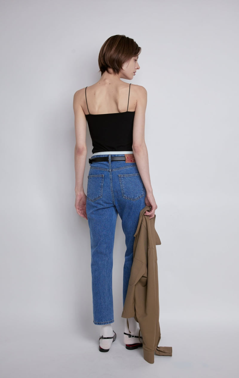Gentle B - Korean Women Fashion - #womensfashion - Uni Point Denim Pants - 6
