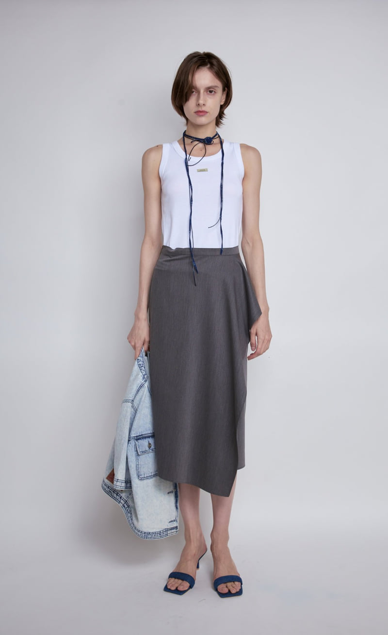 Gentle B - Korean Women Fashion - #womensfashion - Drop Edge Skirt - 9