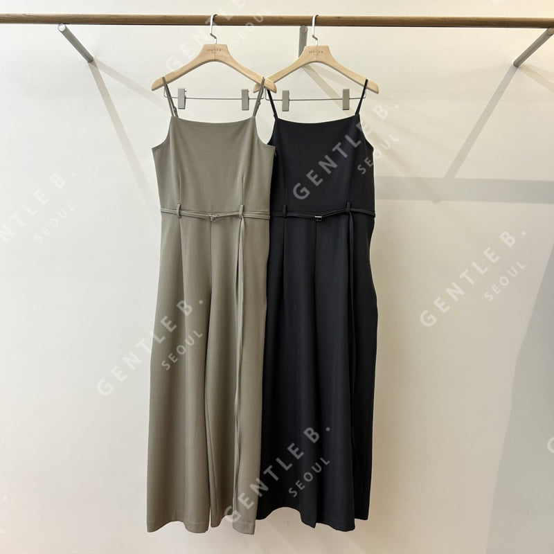 Gentle B - Korean Women Fashion - #womensfashion - One Line Suspender Jumpsuit - 3