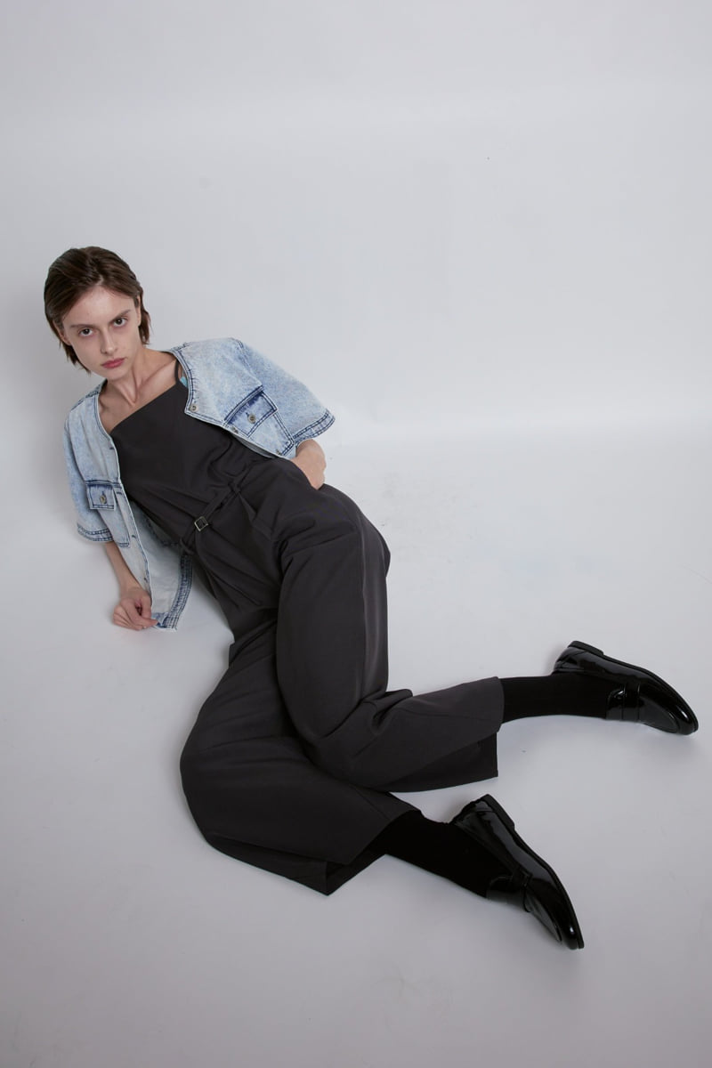 Gentle B - Korean Women Fashion - #womensfashion - One Line Suspender Jumpsuit - 9