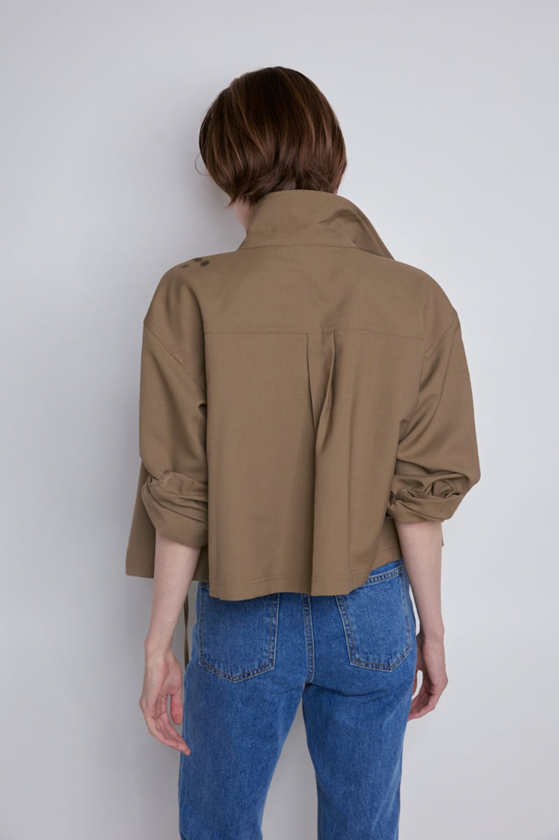 Gentle B - Korean Women Fashion - #womensfashion - Ribbon Crop Jacket - 10