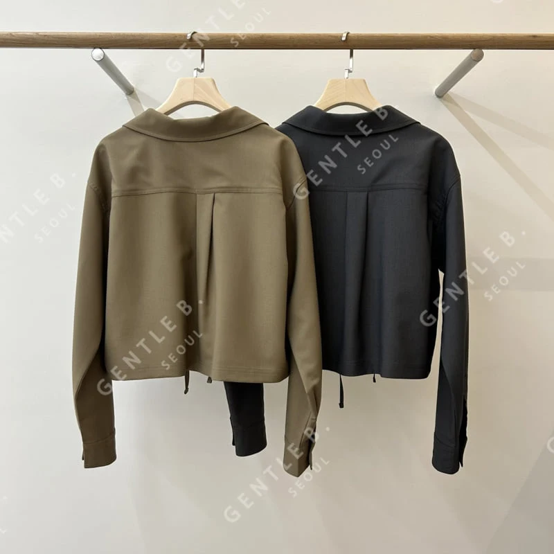 Gentle B - Korean Women Fashion - #womensfashion - Ribbon Crop Jacket - 12