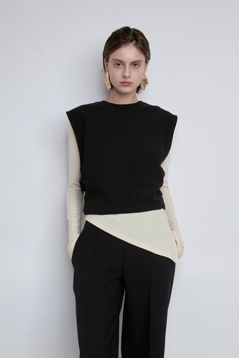 Gentle B - Korean Women Fashion - #womensfashion - Waist Flow Vest
