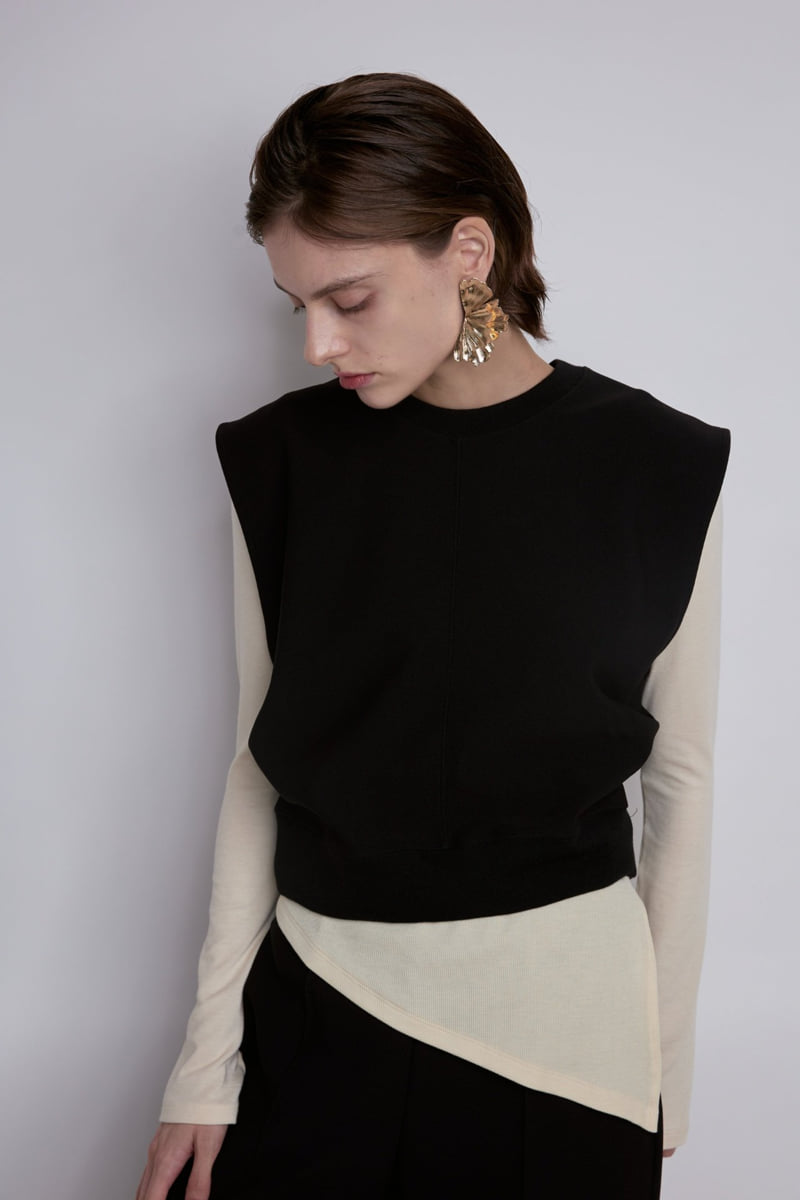 Gentle B - Korean Women Fashion - #womensfashion - Waist Flow Vest - 3