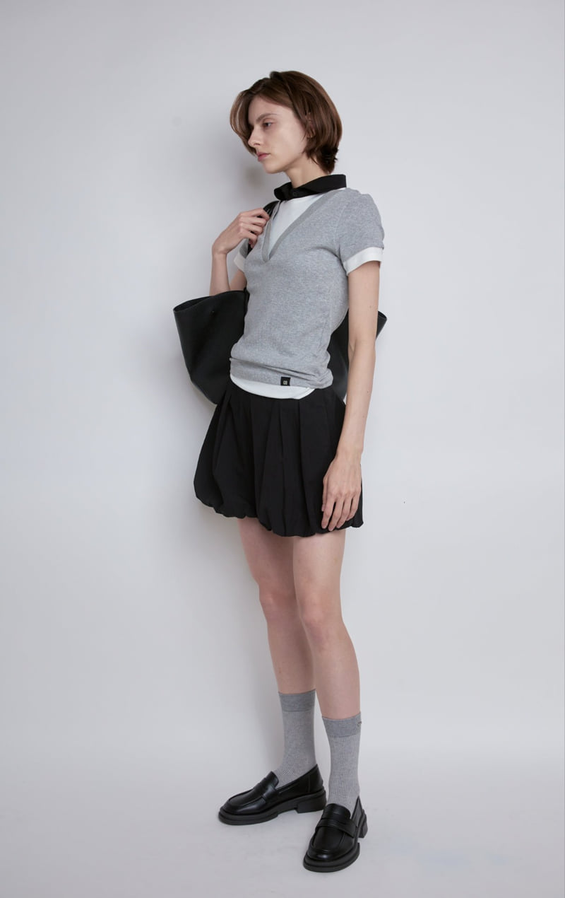 Gentle B - Korean Women Fashion - #womensfashion - Two-in-One Tee - 6