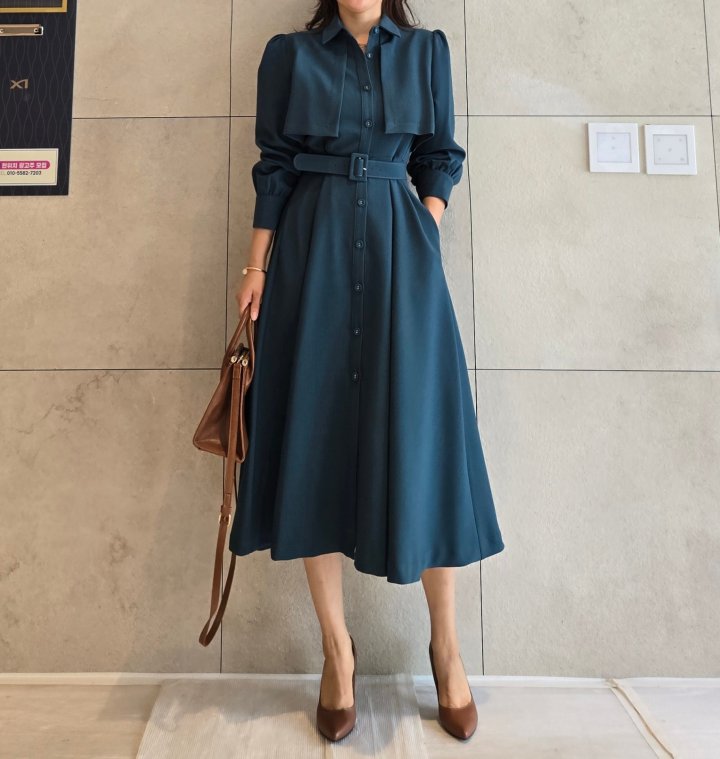 Gratia - Korean Women Fashion - #momslook - Tina Trench One-piece