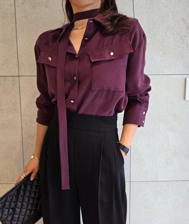 Gratia - Korean Women Fashion - #momslook - Holic Blouse - 2