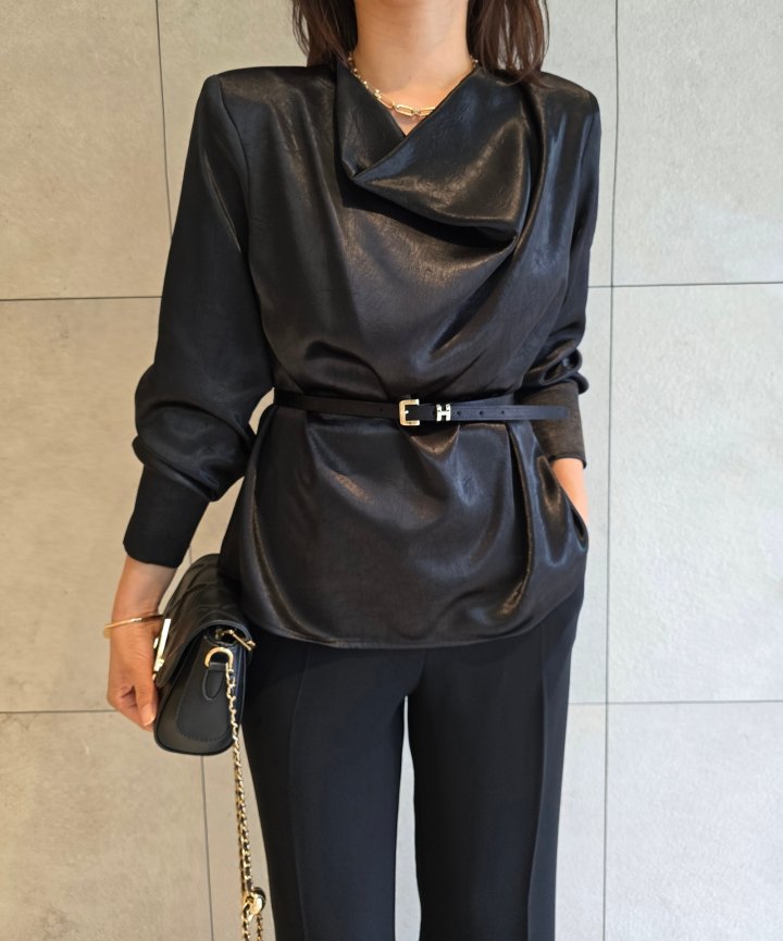 Gratia - Korean Women Fashion - #momslook - Glam Blouse - 11