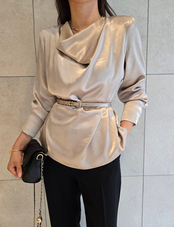 Gratia - Korean Women Fashion - #momslook - Glam Blouse - 9