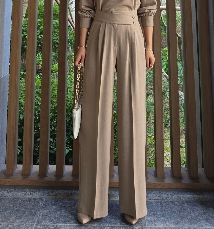 Gratia - Korean Women Fashion - #momslook - Mocha Long Sleeve Blouse - 10