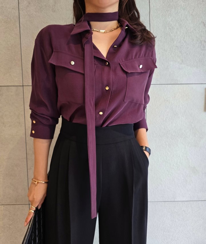 Gratia - Korean Women Fashion - #restrostyle - Holic Blouse - 8