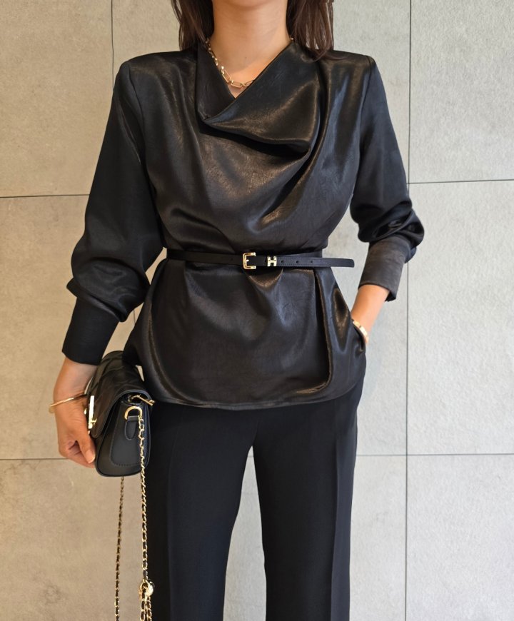 Gratia - Korean Women Fashion - #romanticstyle - Glam Blouse - 5