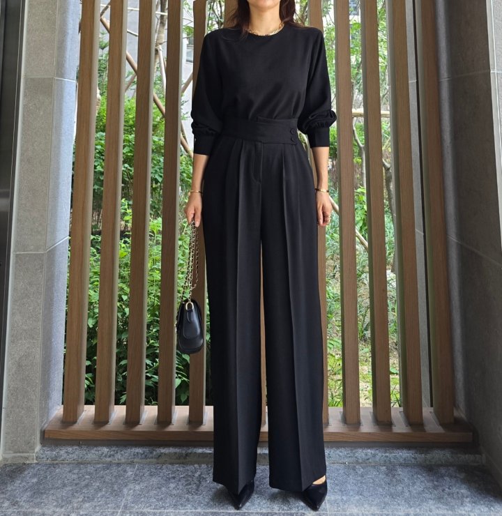 Gratia - Korean Women Fashion - #womensfashion - Mocha Long Sleeve Blouse - 7