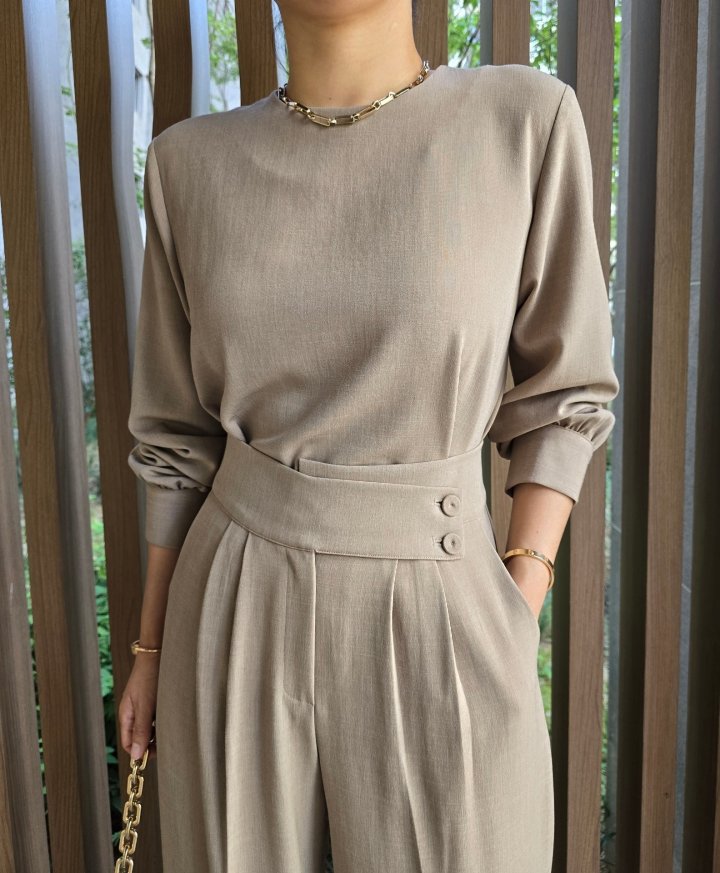 Gratia - Korean Women Fashion - #momslook - Mocha Pants - 4