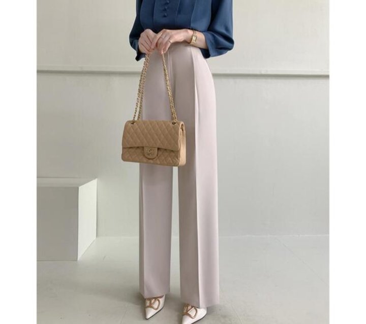 Gratia - Korean Women Fashion - #womensfashion - FW Mark Span Wide Pants - 11