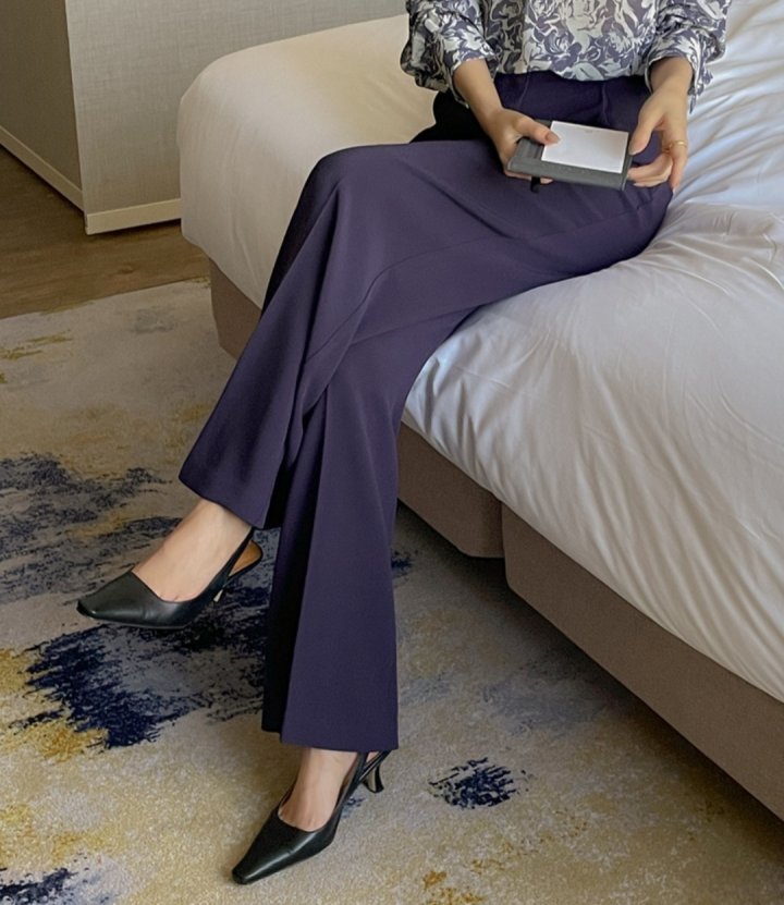 Gratia - Korean Women Fashion - #womensfashion - FW Mark Span Wide Pants - 5