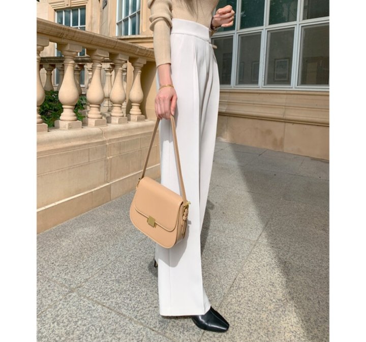Gratia - Korean Women Fashion - #womensfashion - FW Mark Span Wide Pants - 9