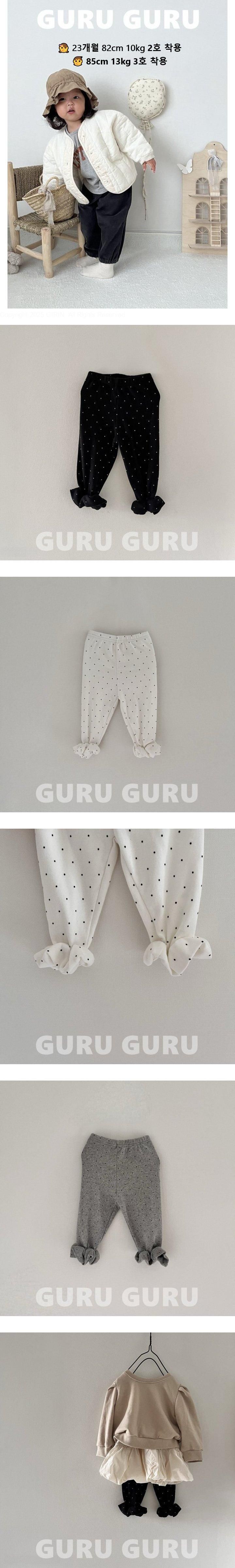 Guru Guru - Korean Baby Fashion - #babyclothing - Dot Leggings