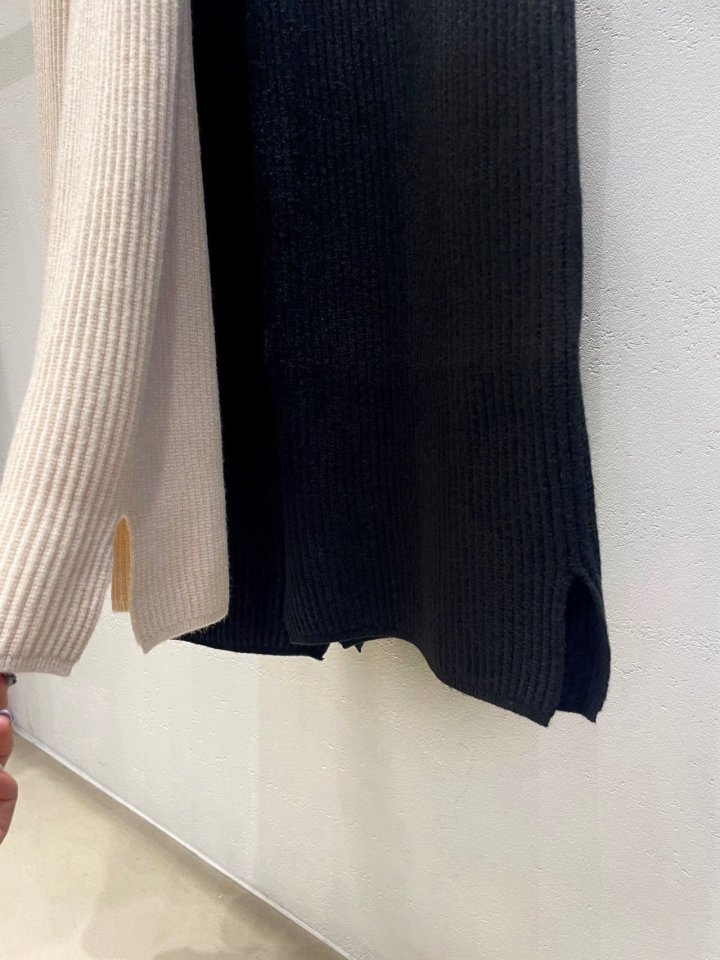 Have - Korean Women Fashion - #womensfashion - Ribbed Side Slit Knit Pants - 4