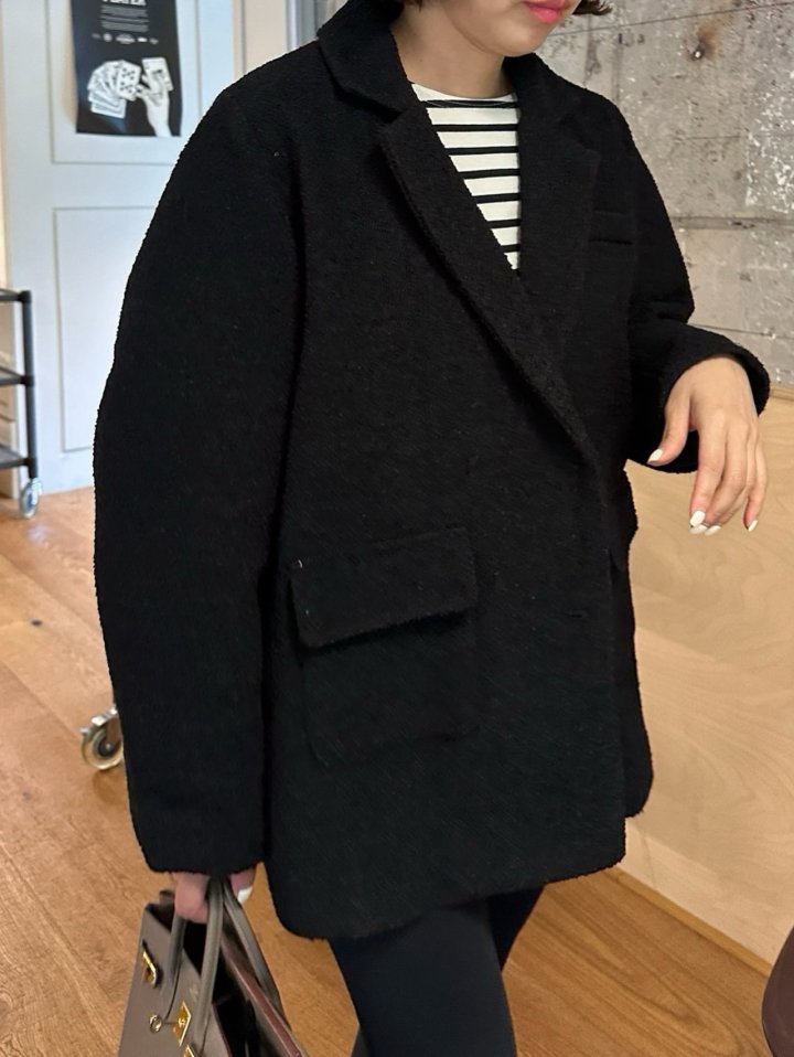 Have - Korean Women Fashion - #momslook - Louis Boxy Tweed Jacket - 9