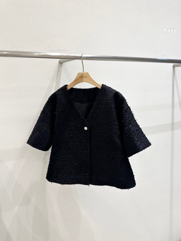 Have - Korean Women Fashion - #momslook - Boé Tweed Jacket - 6