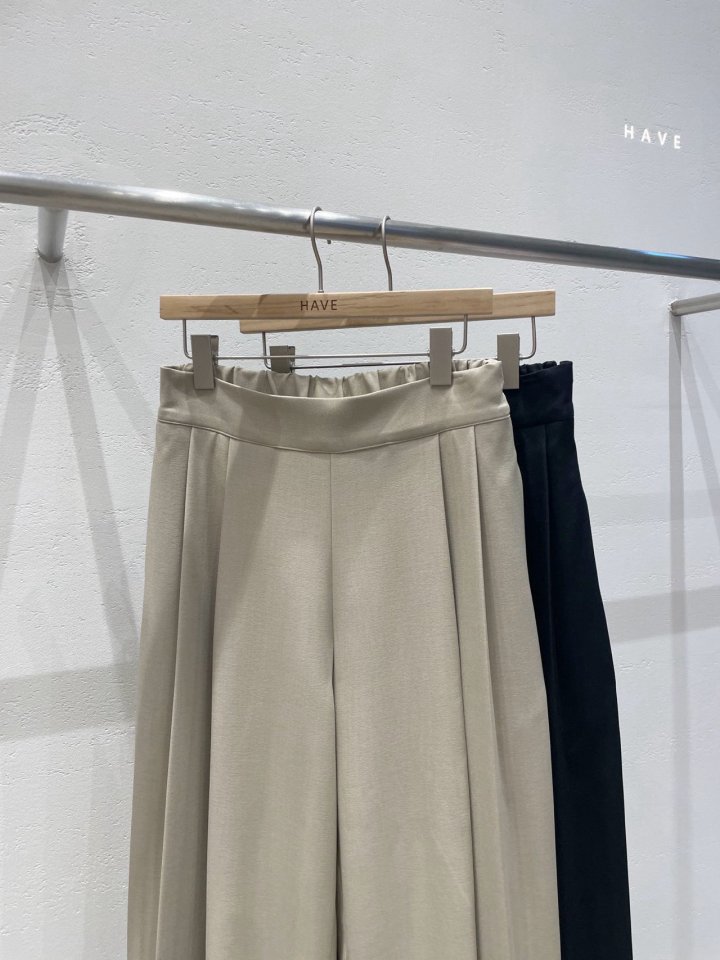 Have - Korean Women Fashion - #momslook - Two-Tuck Wide Pants - 7