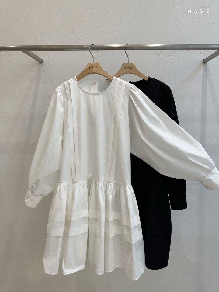 Have - Korean Women Fashion - #momslook - Isabel Pintuck Blouse (Mini Dress) - 2