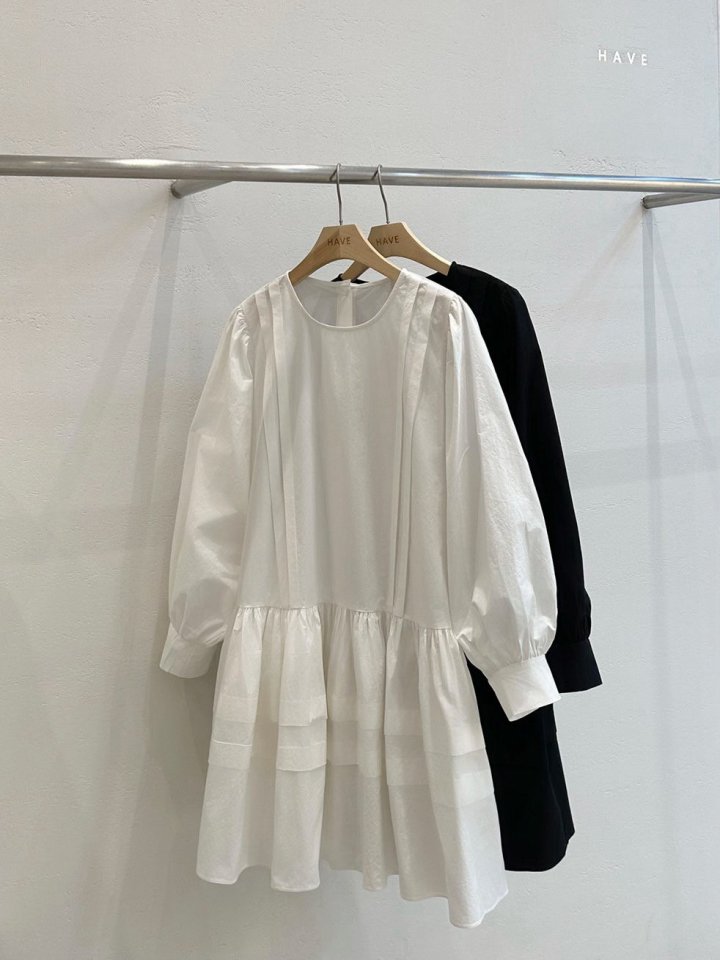 Have - Korean Women Fashion - #momslook - Isabel Pintuck Blouse (Mini Dress) - 5