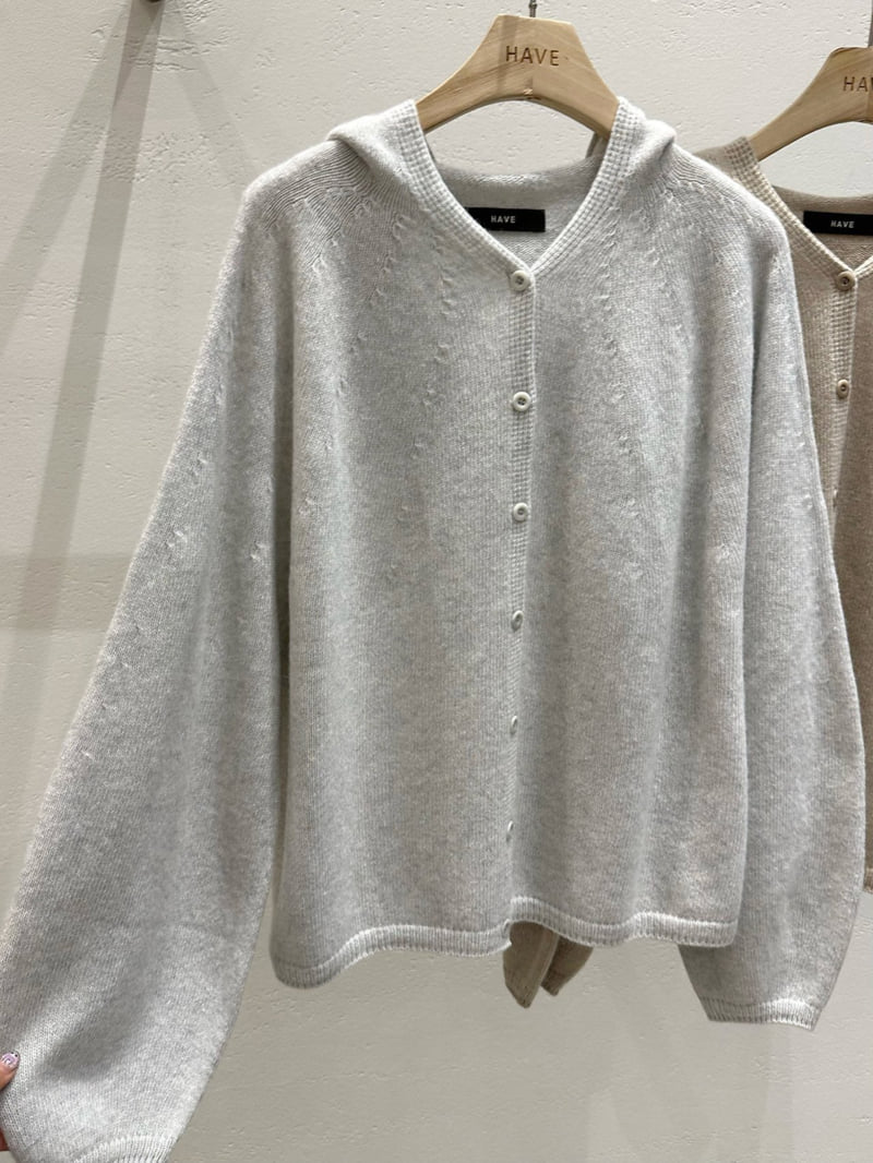 Have - Korean Women Fashion - #momslook - Mer Hooded Wholegarment Cardigan - 3