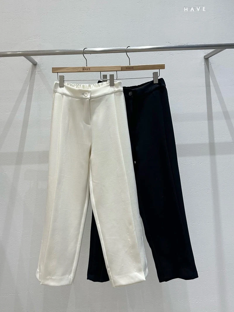 Have - Korean Women Fashion - #momslook - Tuck Wing Pants