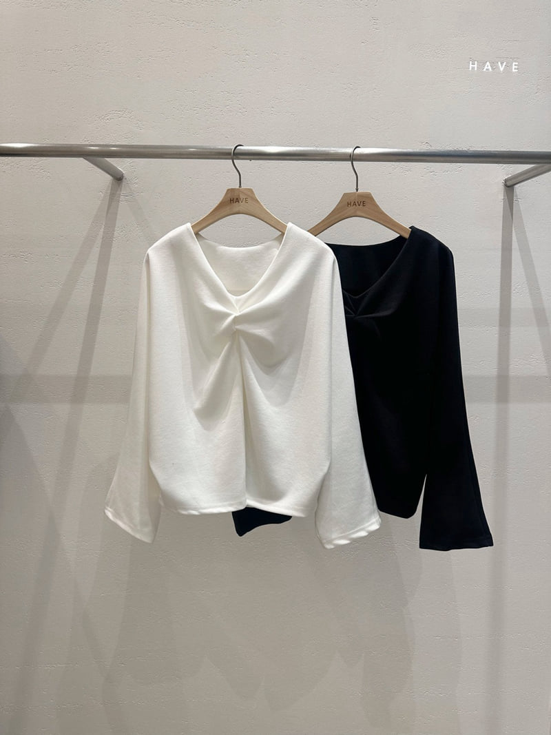Have - Korean Women Fashion - #pursuepretty - Drape Tee - 3