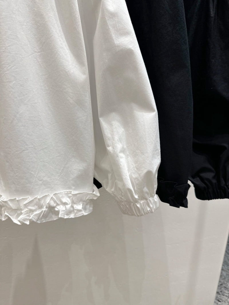 Have - Korean Women Fashion - #restrostyle - Garden Frill Blouse - 6