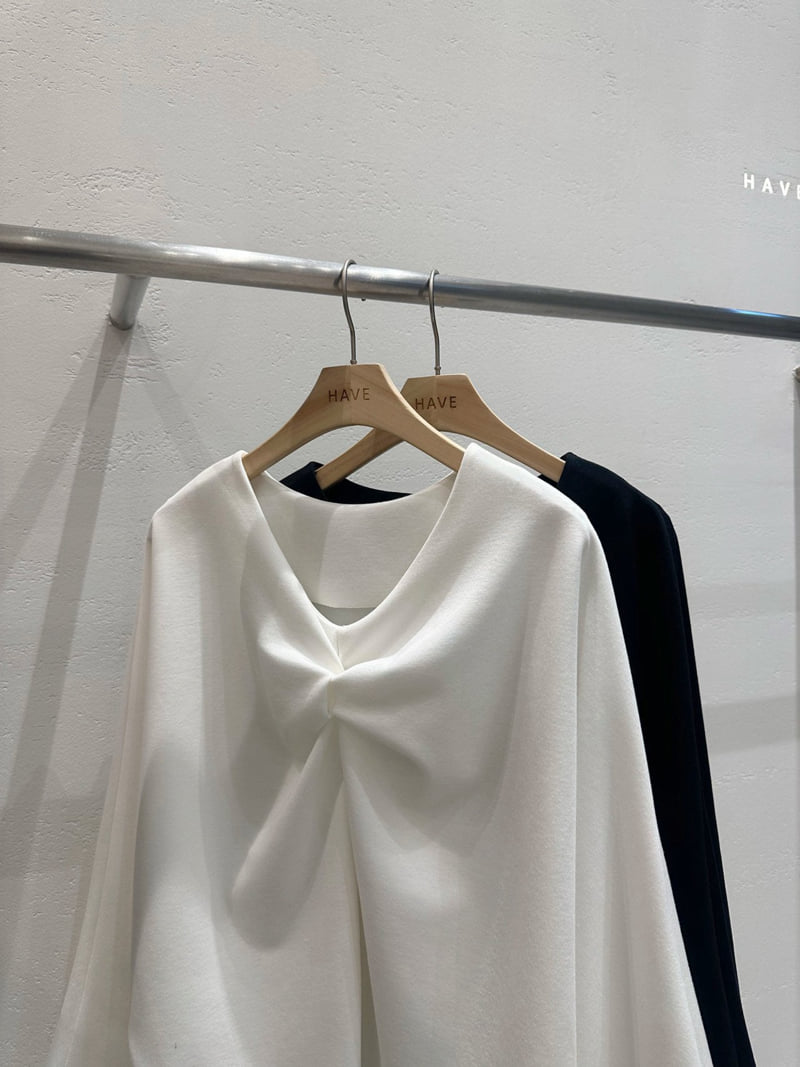 Have - Korean Women Fashion - #shopsmall - Drape Tee - 6