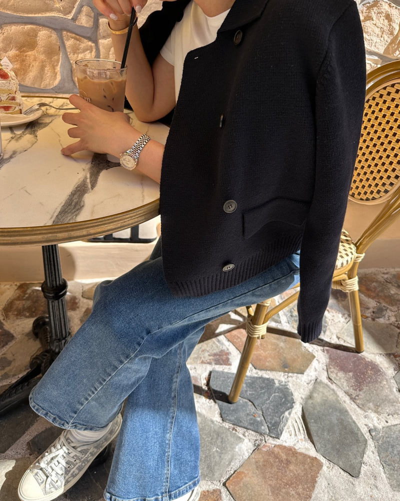 Have - Korean Women Fashion - #thelittlethings - Double Collar Knit Jacket - 7