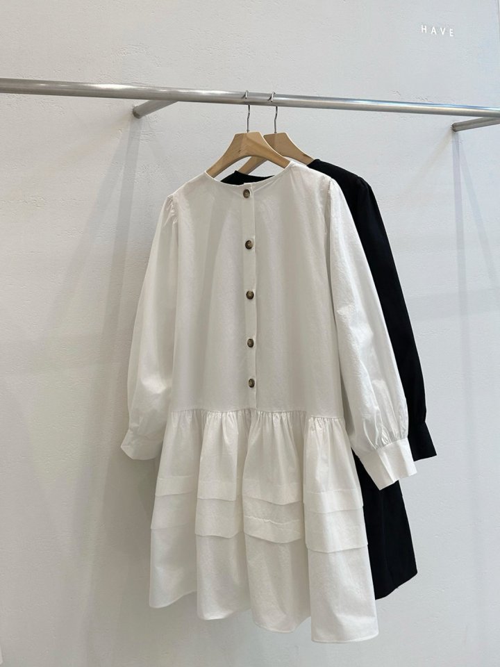 Have - Korean Women Fashion - #vintageinspired - Isabel Pintuck Blouse (Mini Dress) - 8