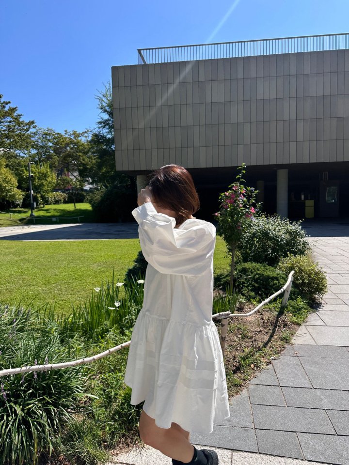 Have - Korean Women Fashion - #vintagekidsstyle - Isabel Pintuck Blouse (Mini Dress) - 9