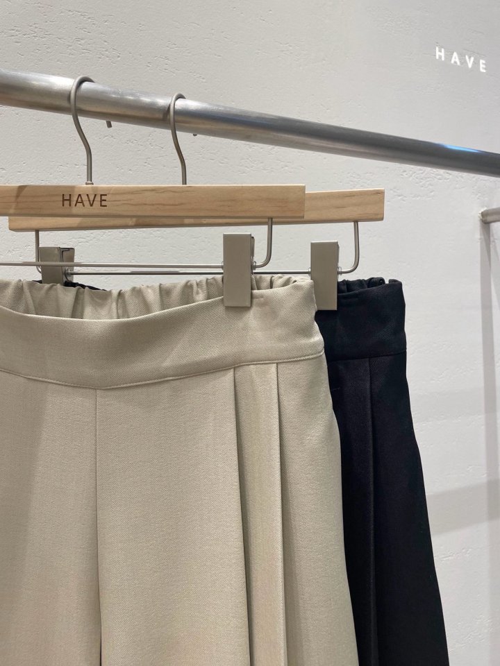 Have - Korean Women Fashion - #womensfashion - Two-Tuck Wide Pants - 8