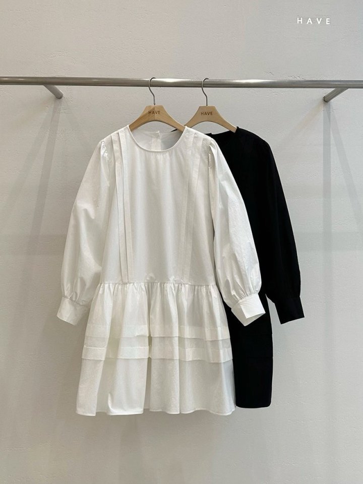 Have - Korean Women Fashion - #womensfashion - Isabel Pintuck Blouse (Mini Dress)